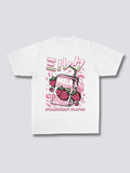 Front Print - Strawberry Milk T-Shirt