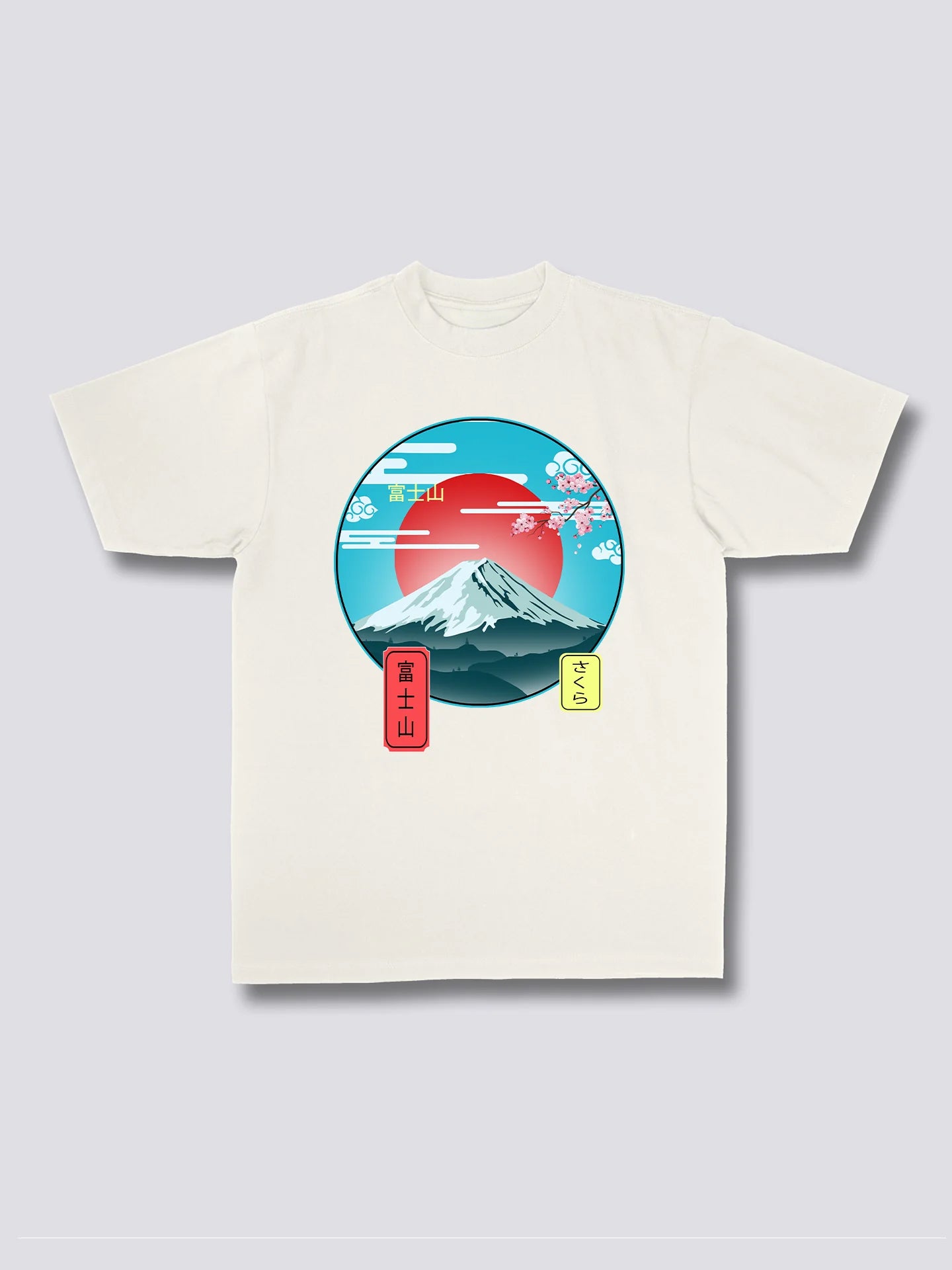 Front Print - Mount Fuji T-Shirt