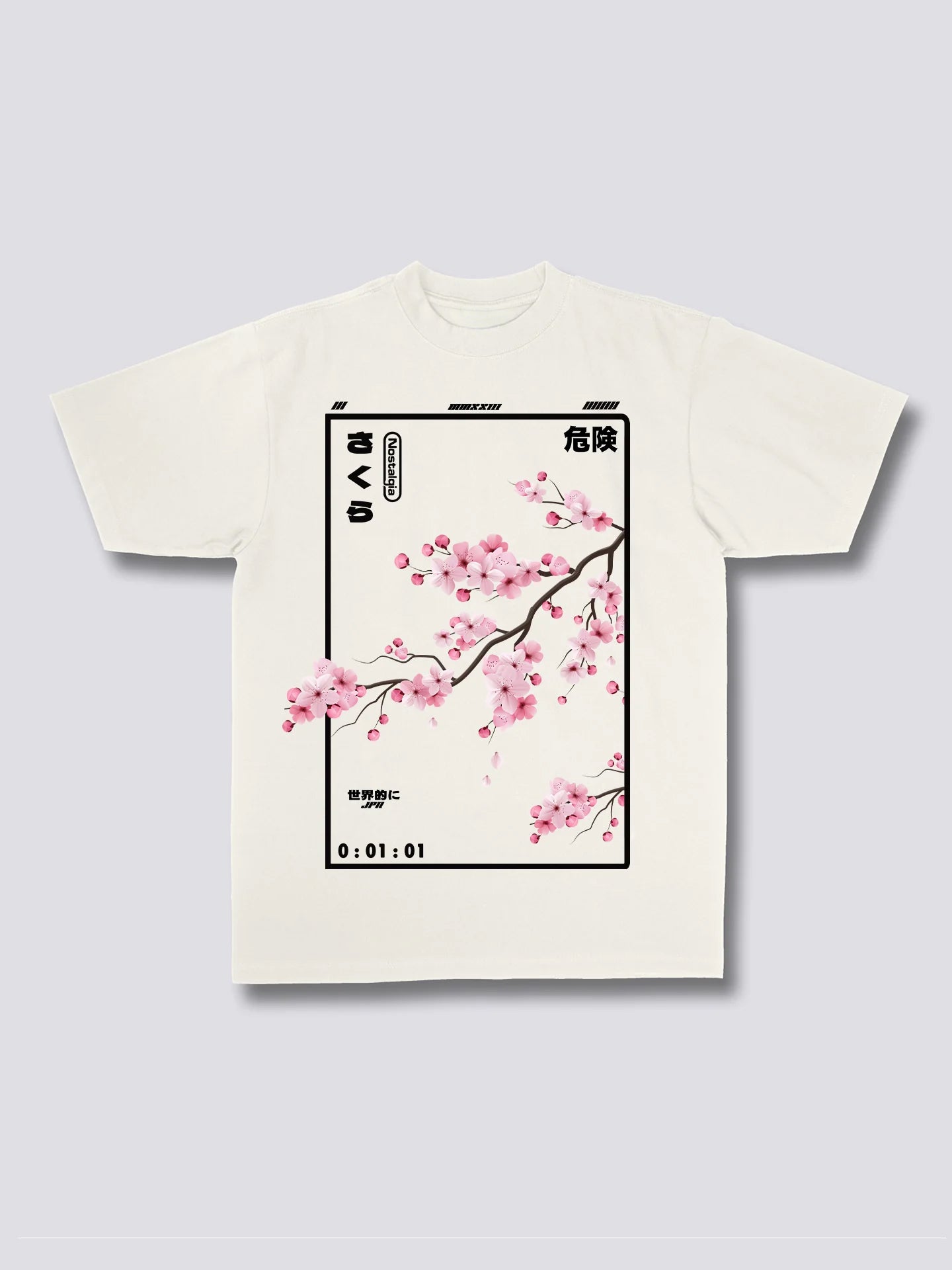 Front Print - Cherry Blossom T-Shirt