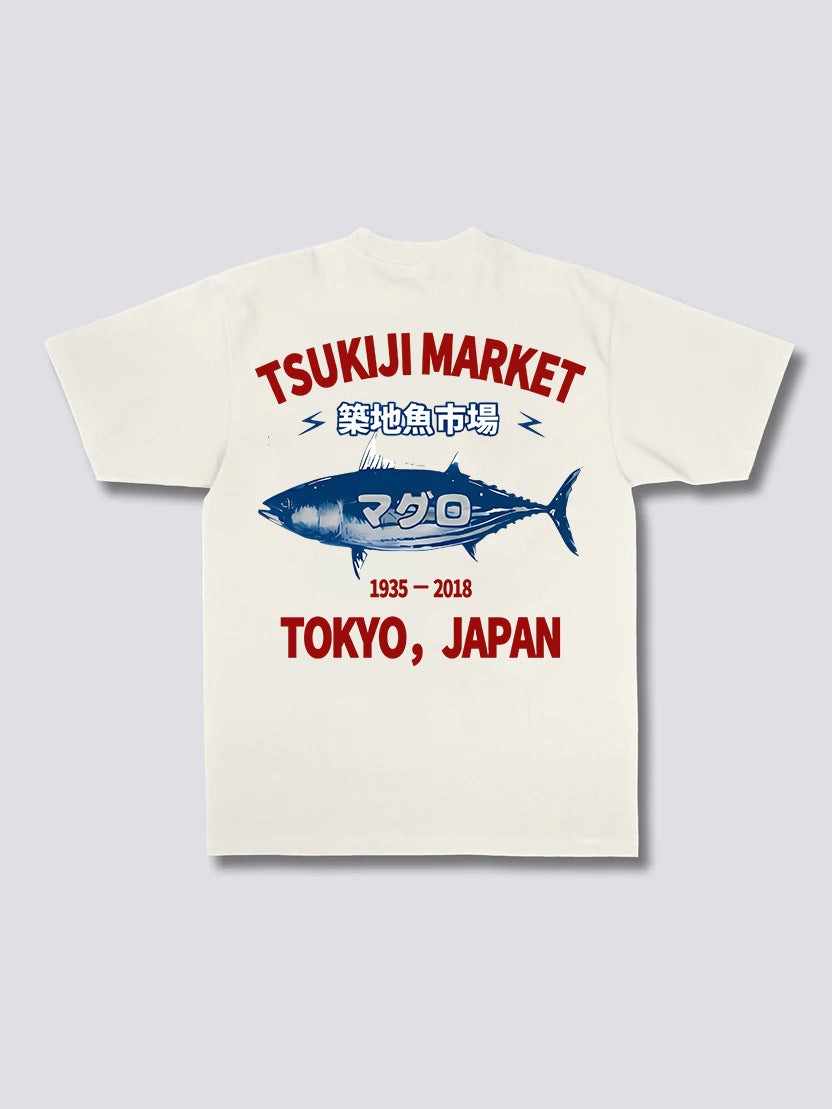 Tsukiji Market Tuna Fish T-Shirt