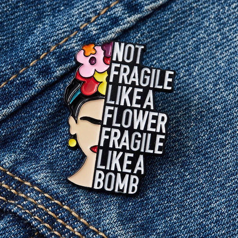 Tokyo-Tiger Japanese Half Face Geisha Pin