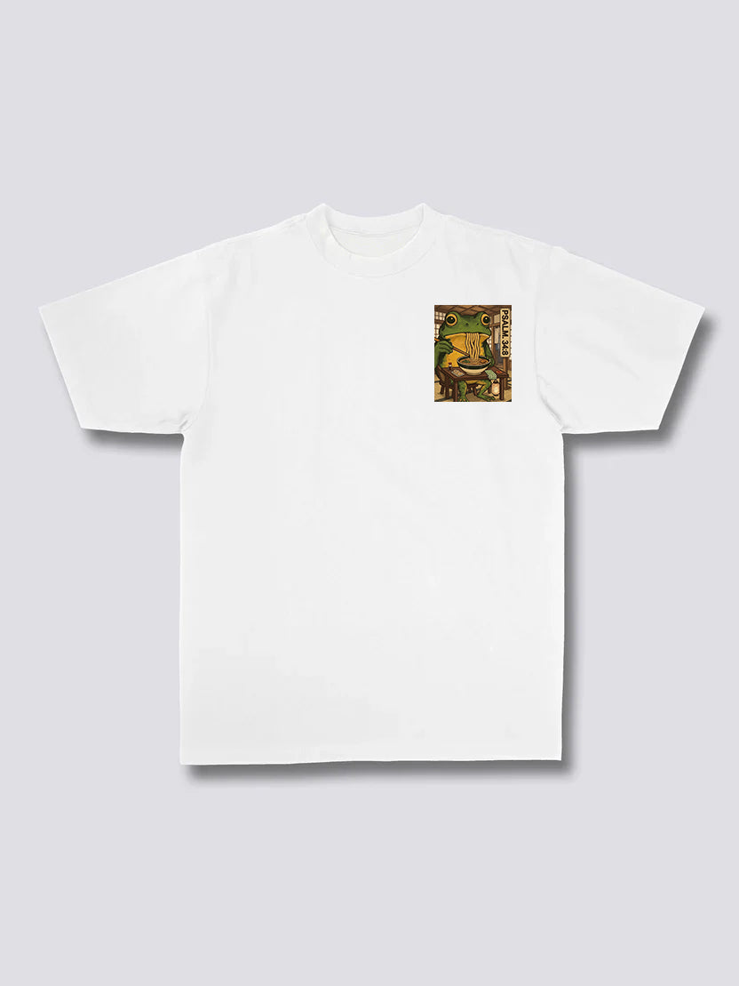 Frog Eating Ramen T-Shirt