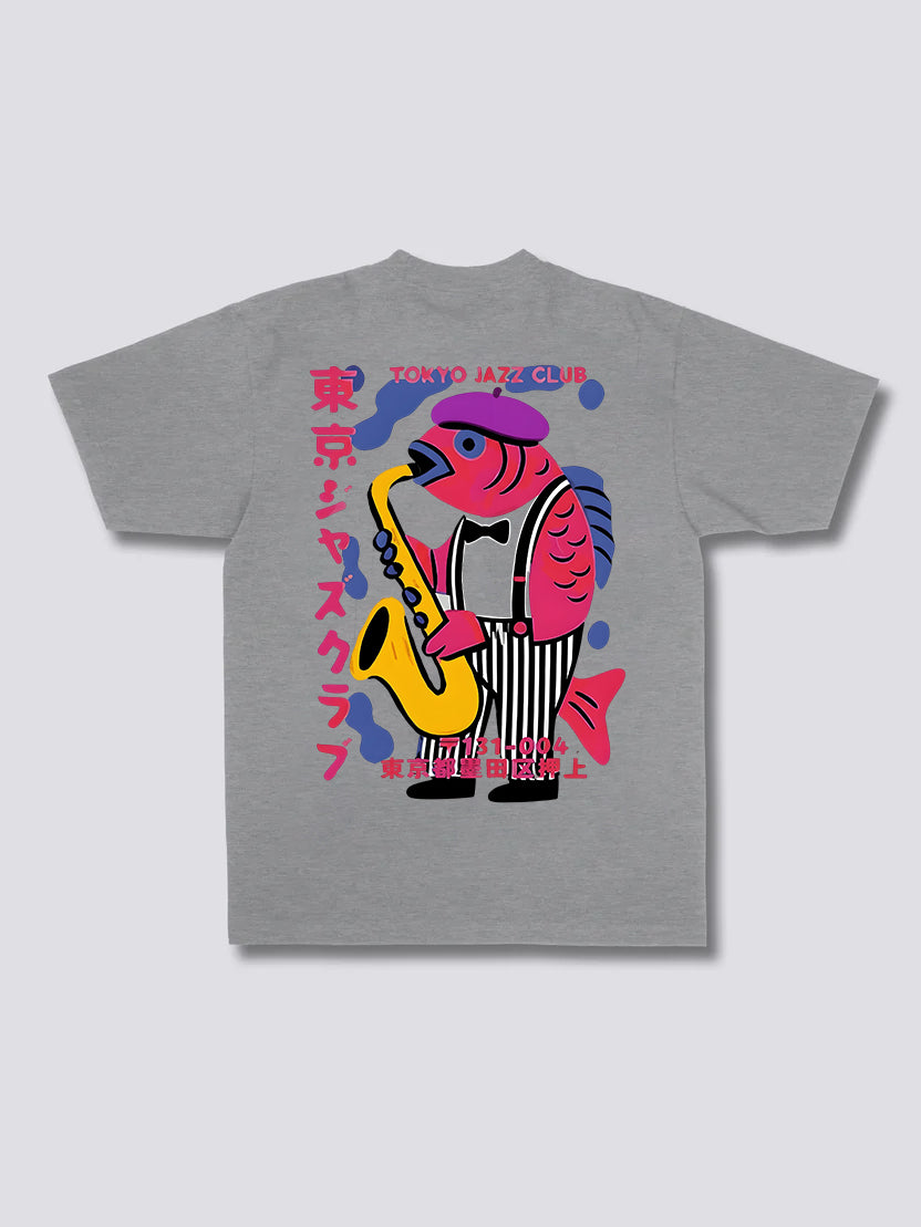 Fish in Band T-Shirt