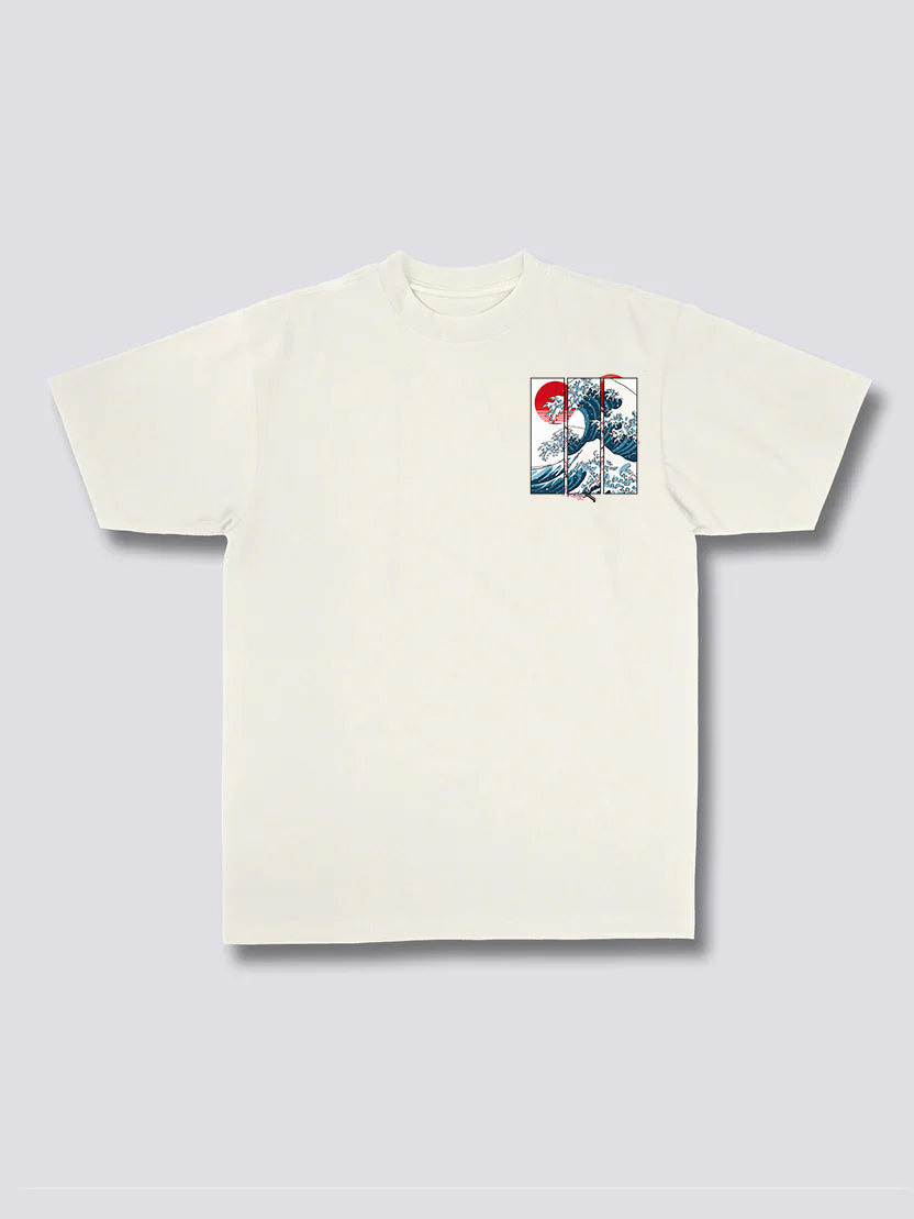 Kanagawa Wave Koi Fish T Shirt
