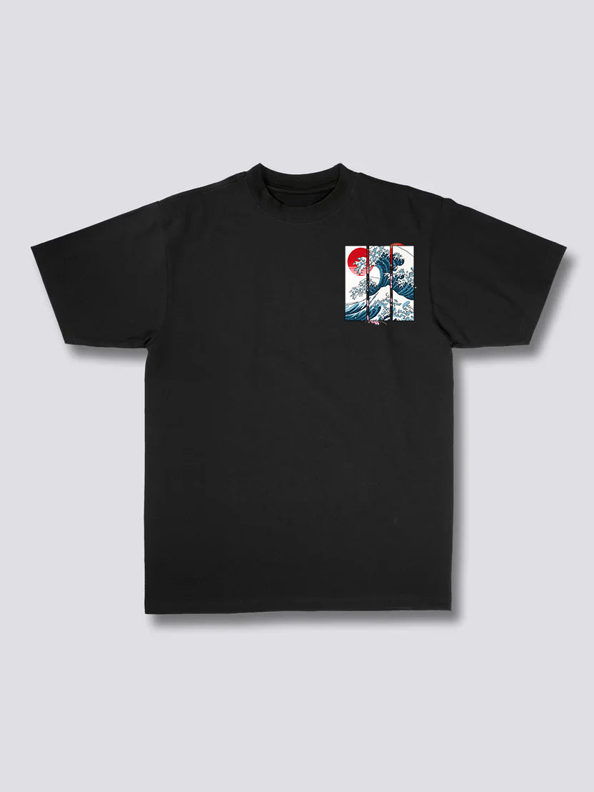 Kanagawa Wave Koi Fish T Shirt