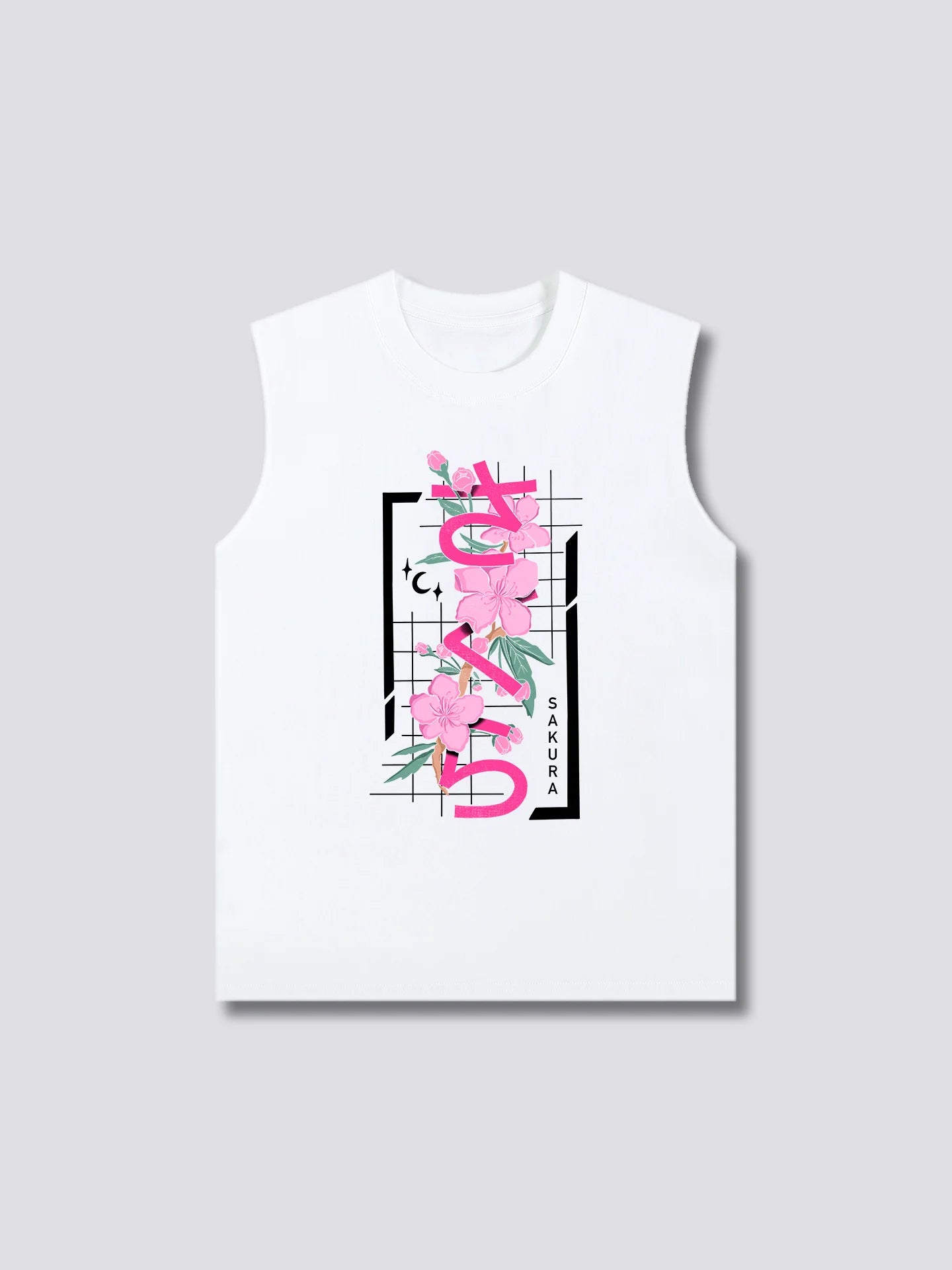 Front Print - Sakura Tank Top