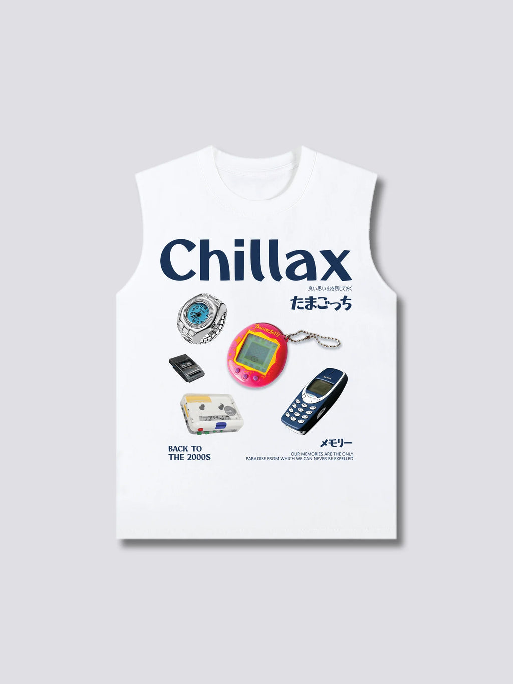 Front Print - Chillax Tank Top
