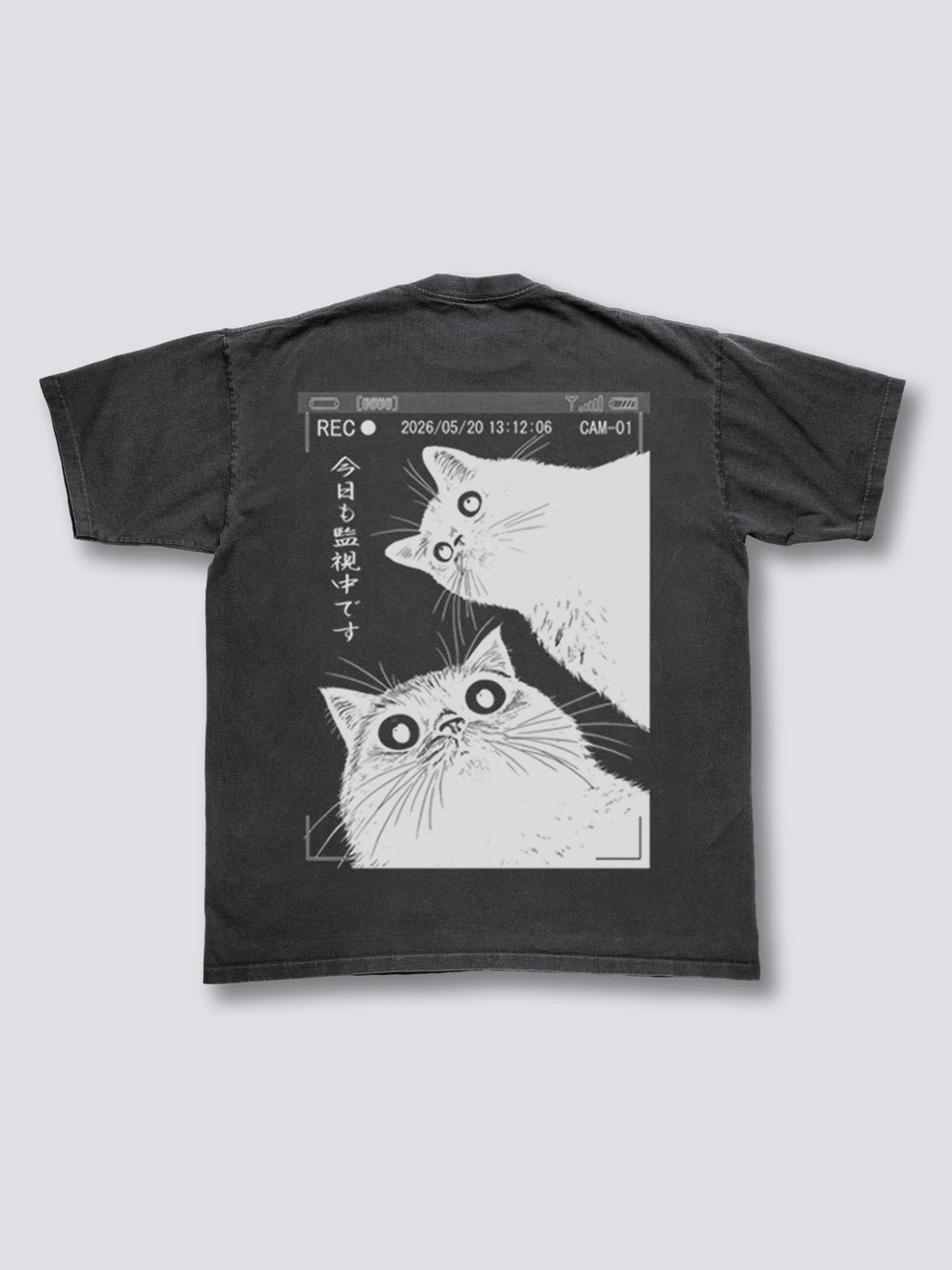 Two Cats Vintage T-Shirt