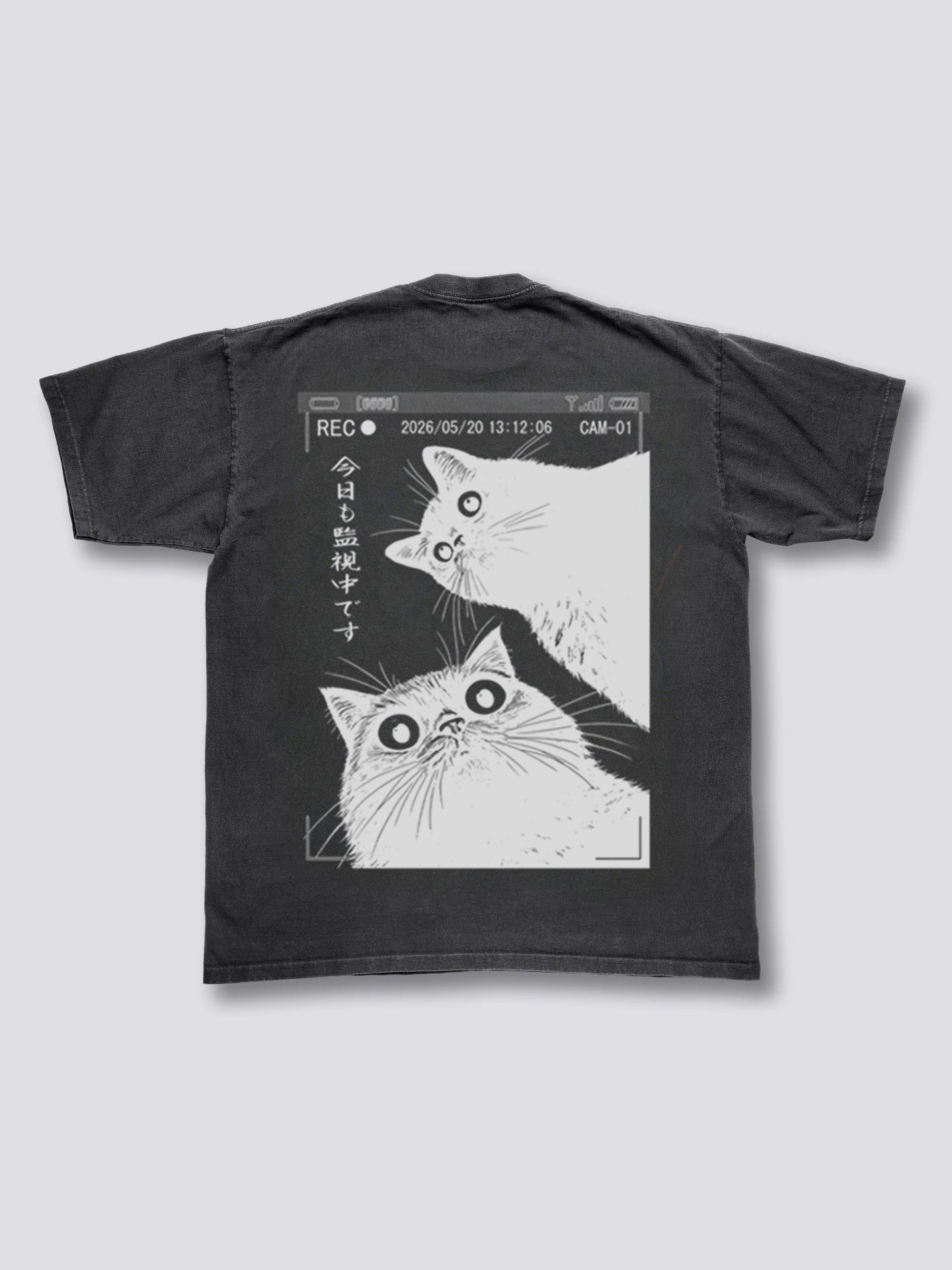 Two Cats Vintage T-Shirt