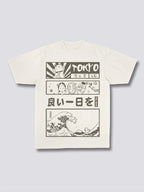 Front Print - Tokyo Wave T-Shirt