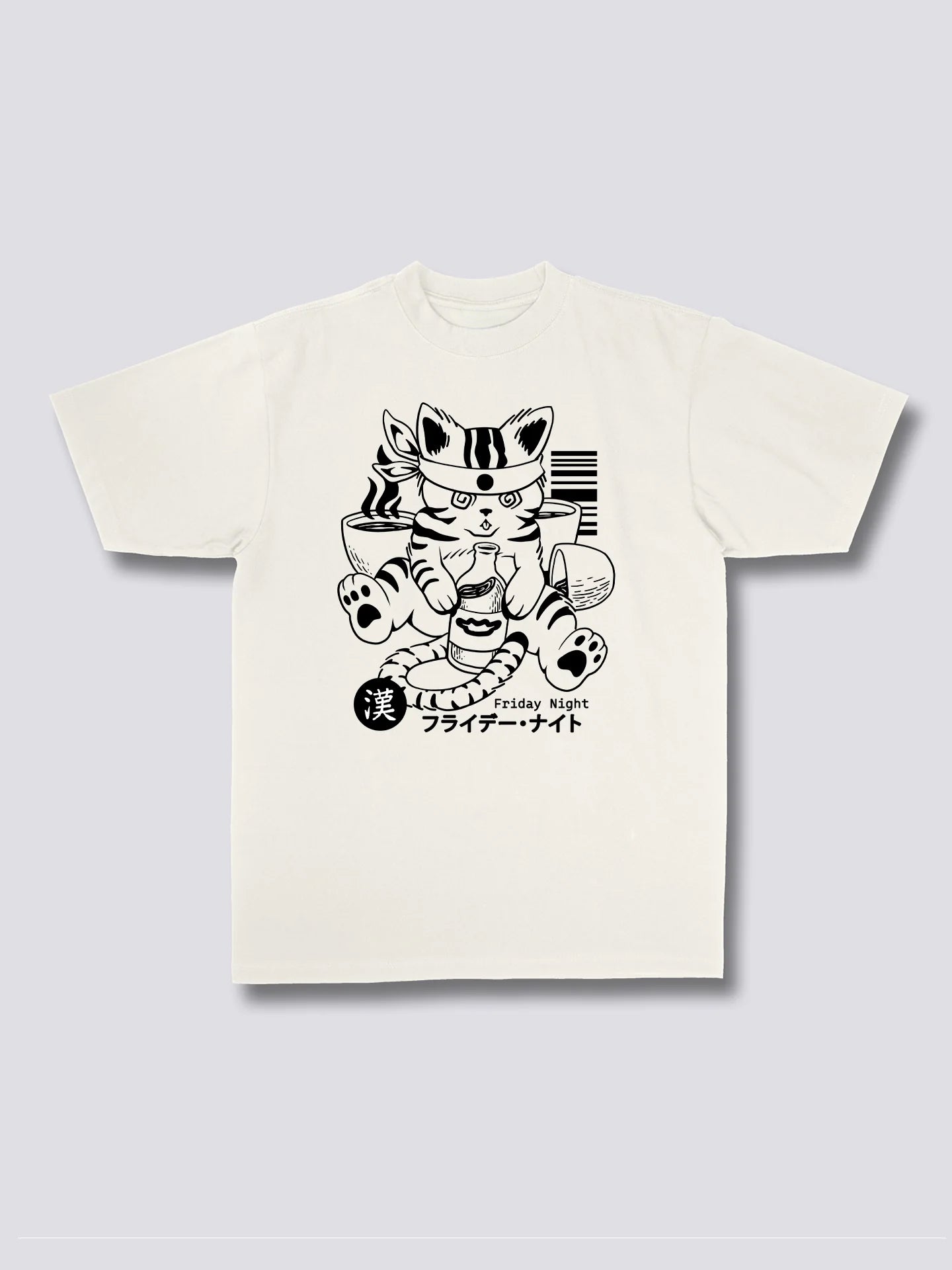 Front Print - Boozy Cat T-Shirt