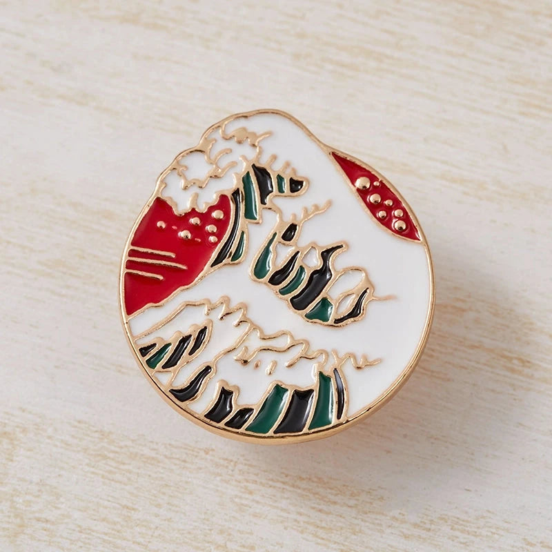 Tokyo-Tiger The Great Wave Pin
