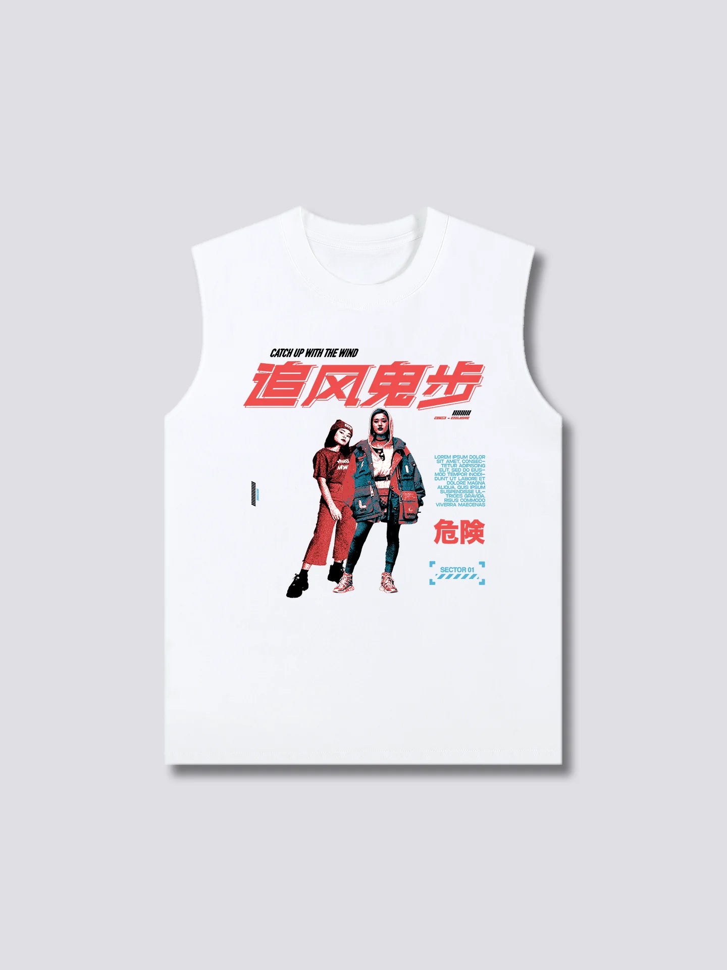 Front Print - Wind Tank Top