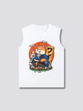 Front Print - Drunk Shiba Tank Top