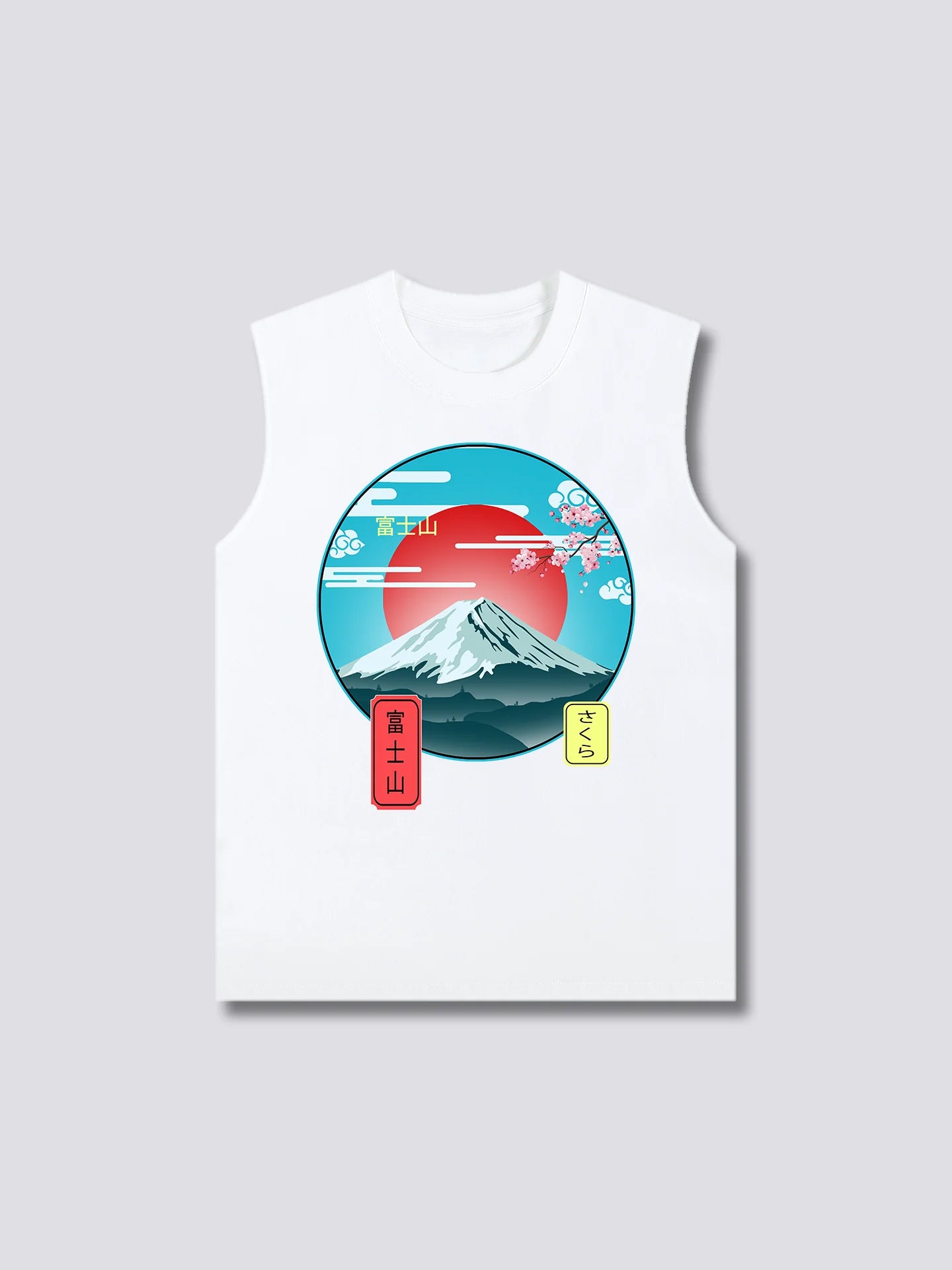 Front Print - Mount Fuji Tank Top