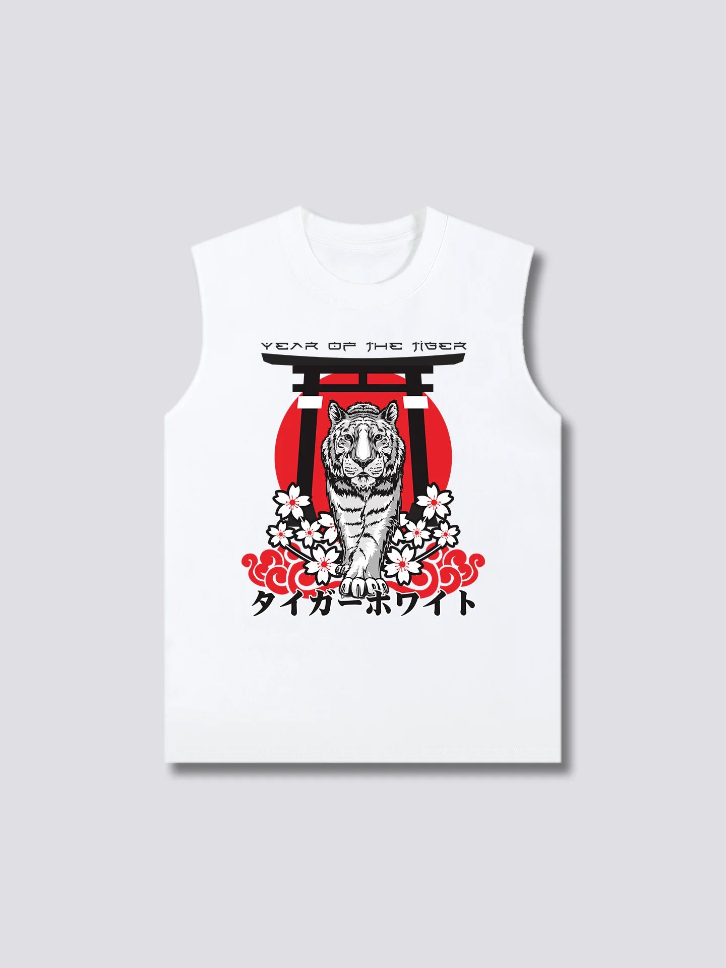 Front Print - Tiger Force Tank Top