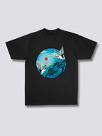 Front Print - Flying Cranes T-Shirt