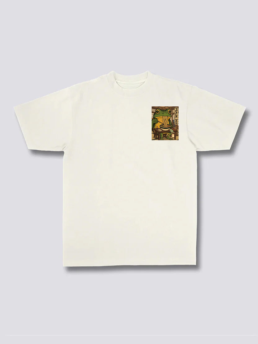 Frog Eating Ramen T-Shirt