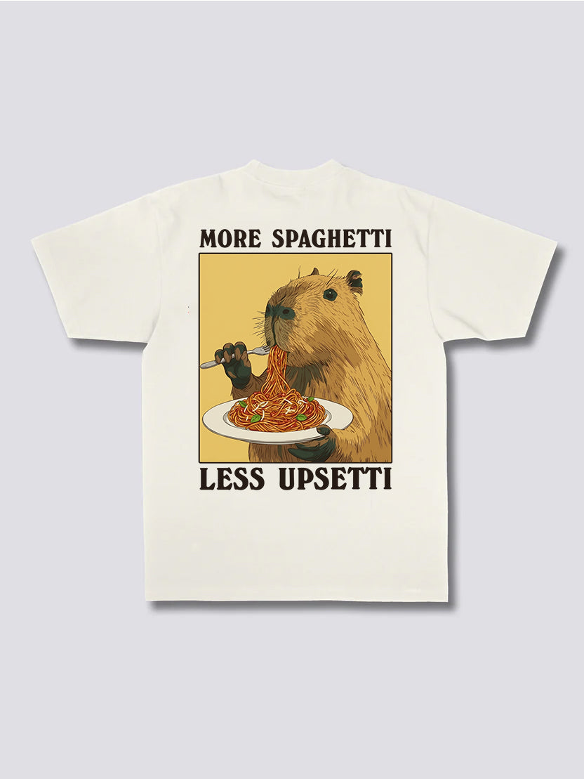 Capybara Eating Pasta T-Shirt