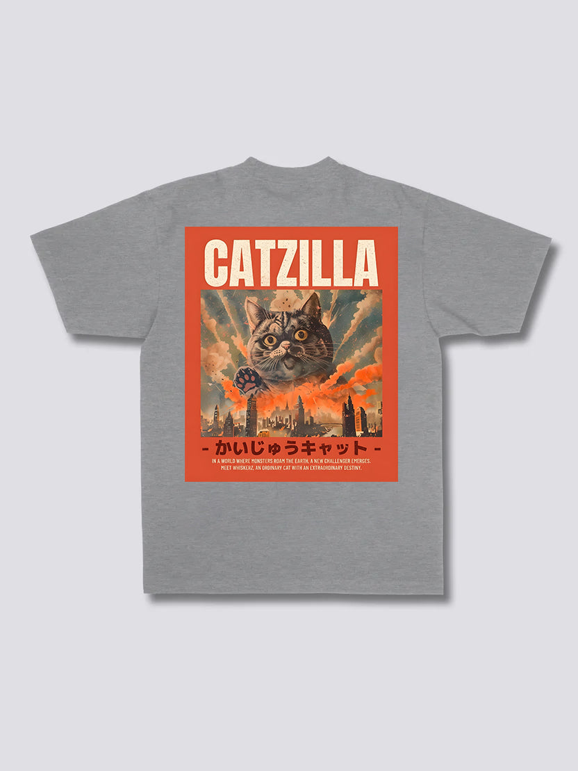 Catzilla Angry Cat T-Shirt