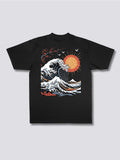 Ocean Sun Cherry Blossom T-Shirt