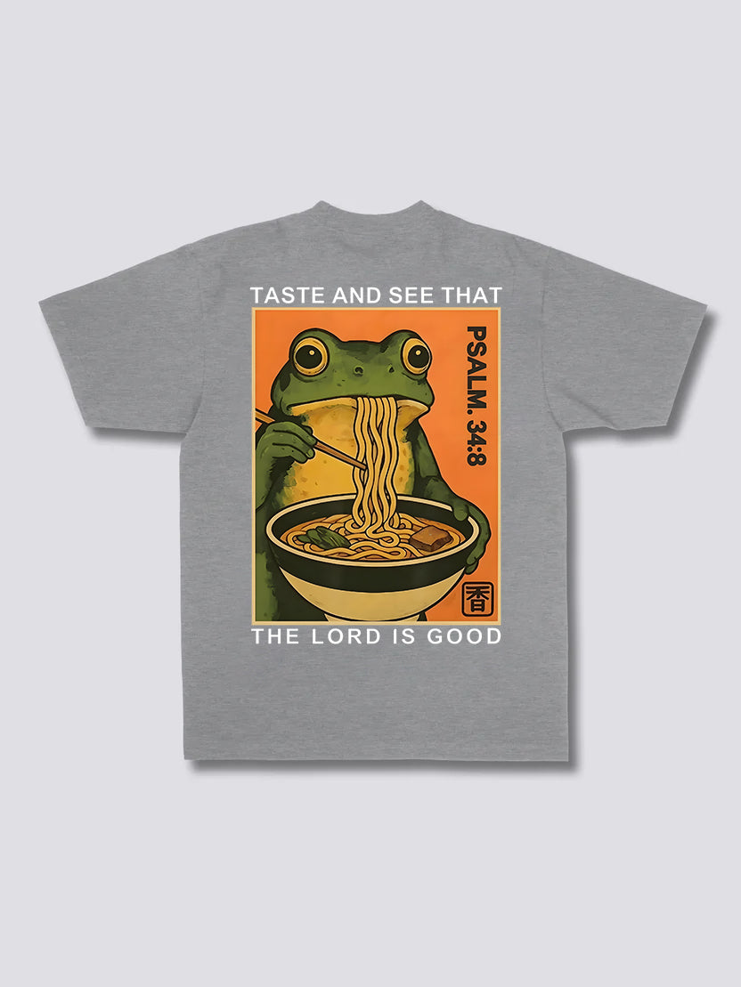 Frog Eating Ramen T-Shirt