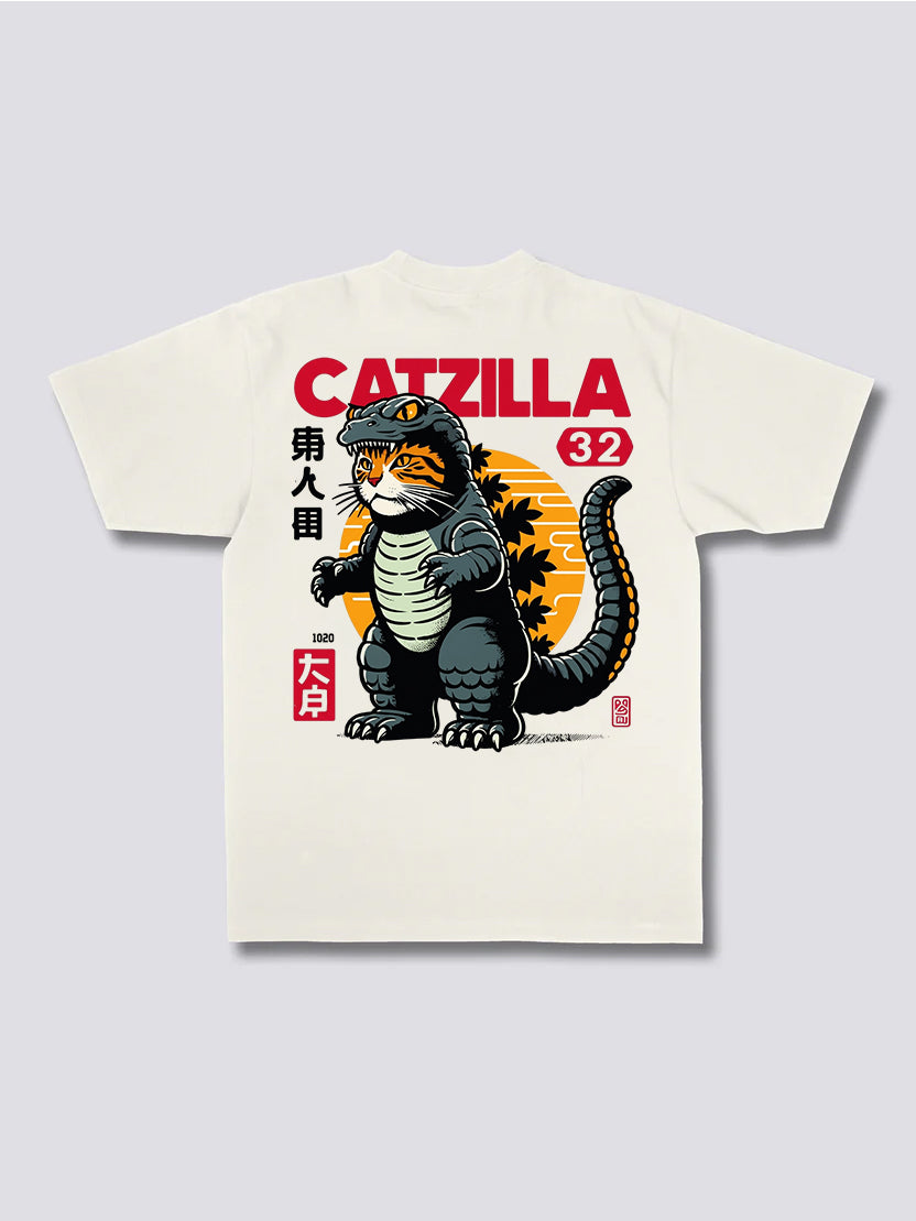 Catzilla Cat Godzilla T-shirt