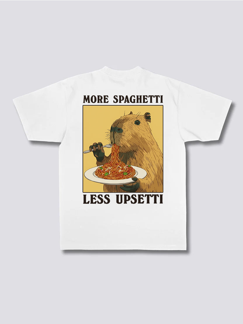 Capybara Eating Pasta T-Shirt