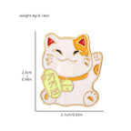 Tokyo-Tiger Japanese Lucky Cat Pin