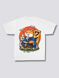 Front Print - Drunk Shiba T-Shirt
