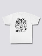 Front Print - Boozy Cat T-Shirt