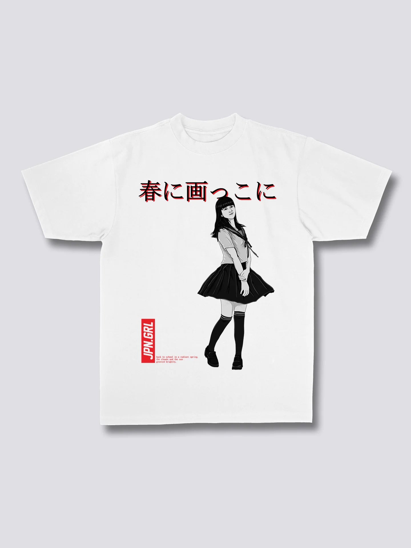 Front Print - Jpn Girl T-Shirt