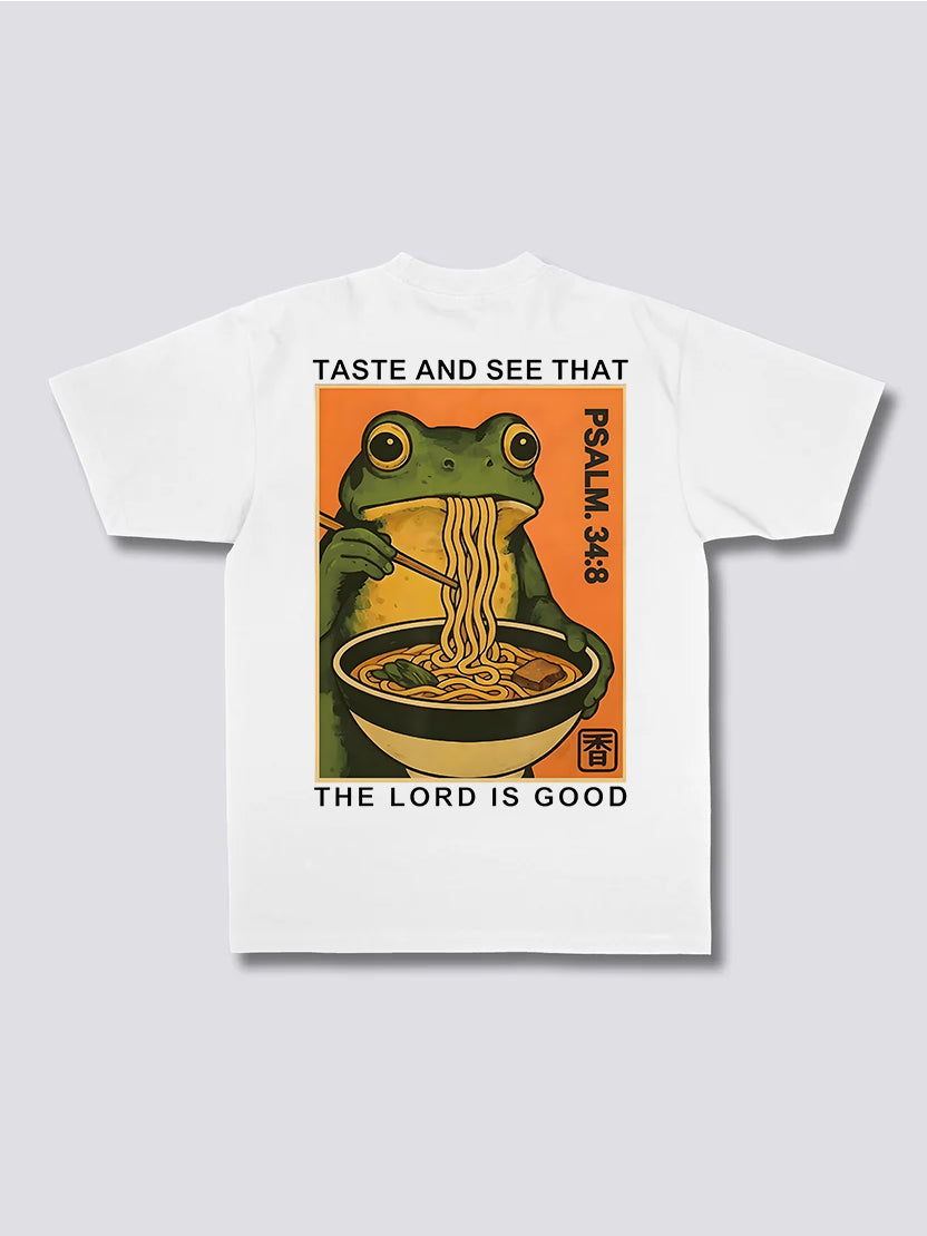 Frog Eating Ramen T-Shirt