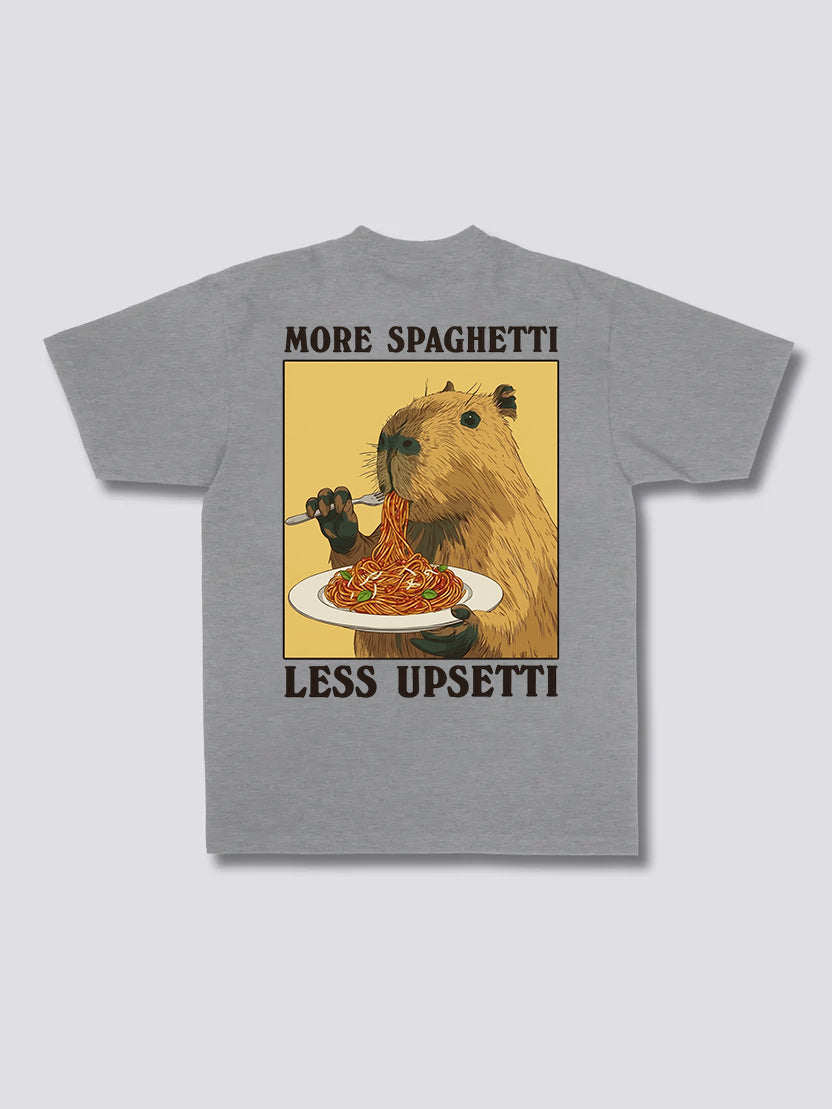Capybara Eating Pasta T-Shirt