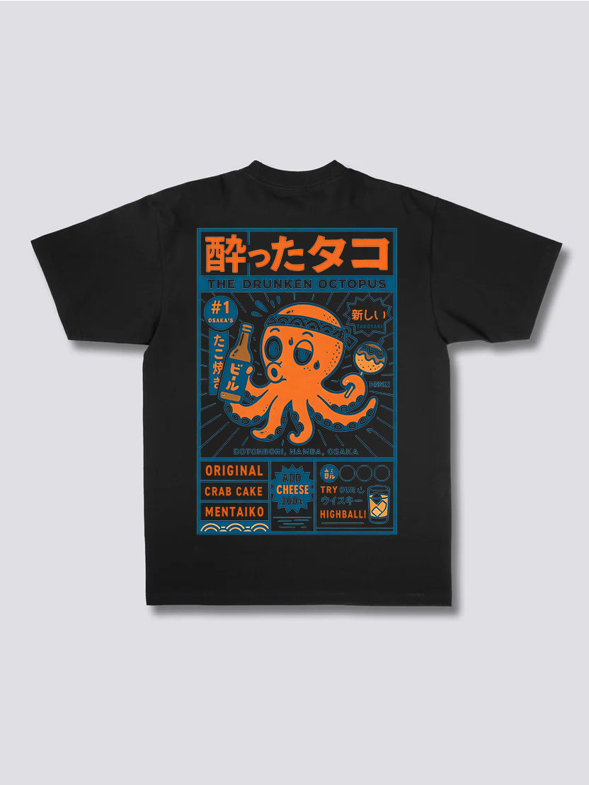 Osaka Drunken Octopus T-Shirt