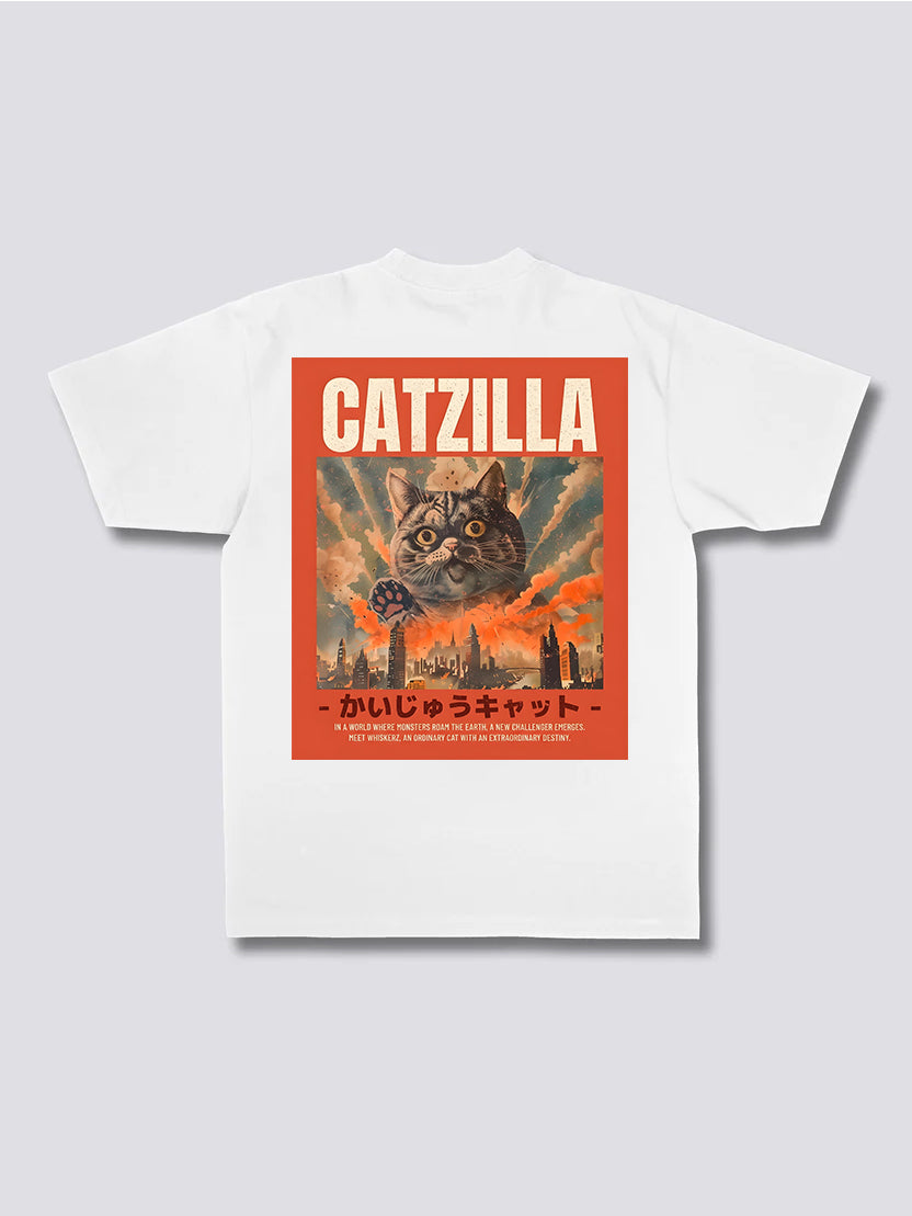 Catzilla Angry Cat T-Shirt