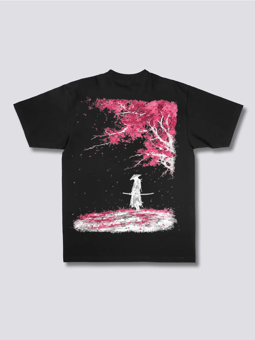 Cherry Blossom Samurai T-Shirt