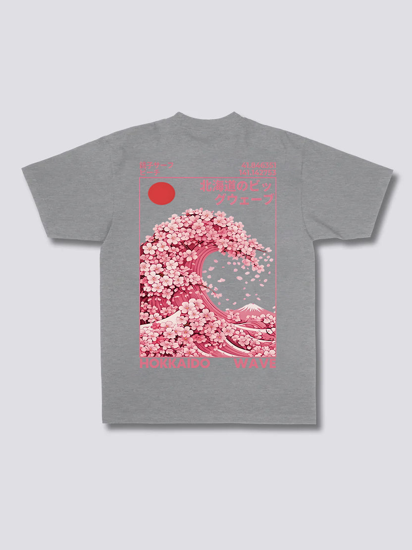 Hokkaido Wave Sakura T-Shirt