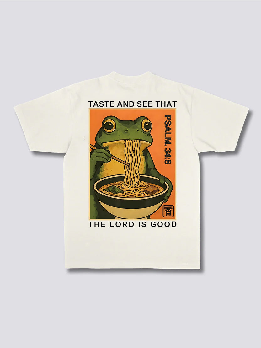 Frog Eating Ramen T-Shirt