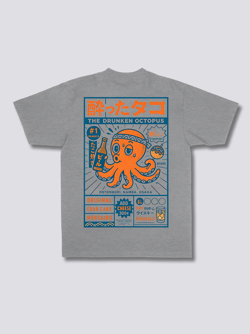 Osaka Drunken Octopus T-Shirt