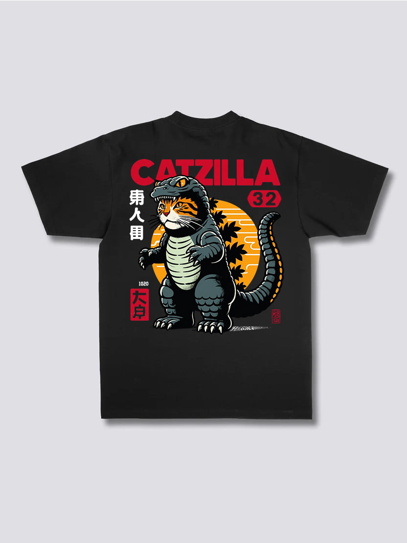 Catzilla Cat Godzilla T-shirt