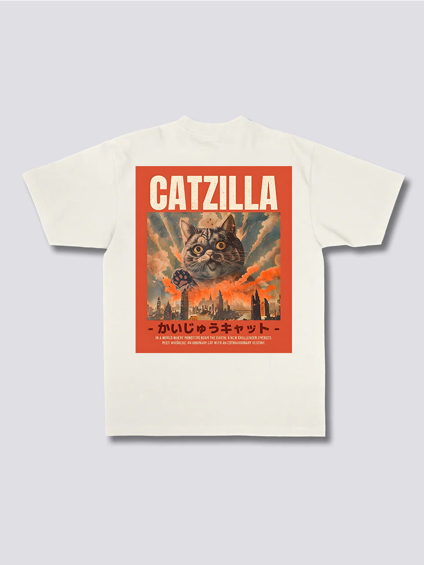 Catzilla Angry Cat T-Shirt
