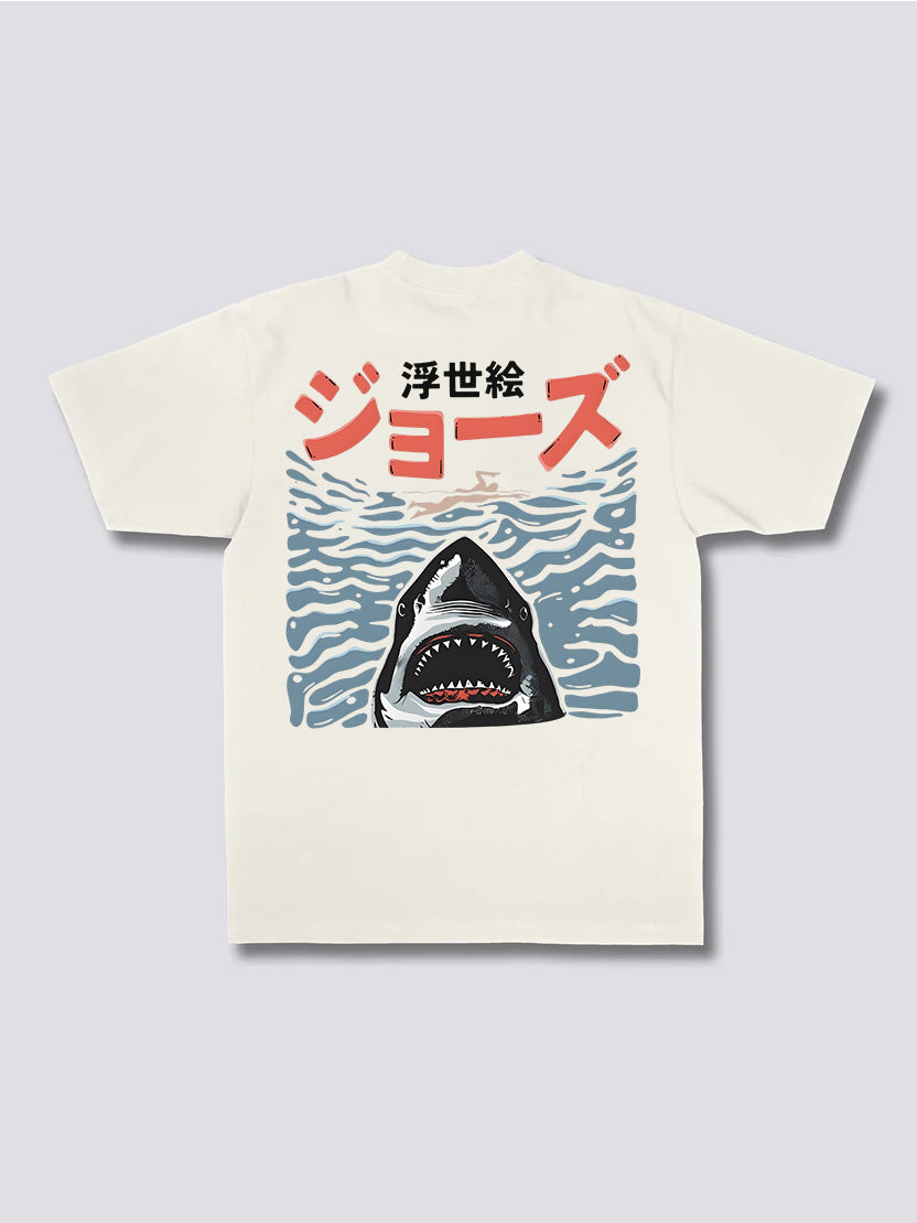 Ukiyo-e Jaws T-Shirt