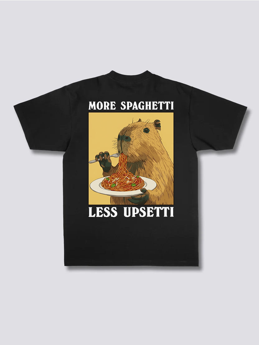 Capybara Eating Pasta T-Shirt