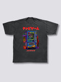Front Print - Snack Machine Vintage T-Shirt