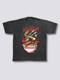 Front Print - Anatomy of Ramen Vintage T-Shirt