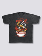 Front Print - Anatomy of Ramen Vintage T-Shirt
