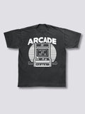 Front Print - Arcade Game Vintage T-Shirt