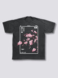 Front Print - Cherry Blossom Vintage T-Shirt