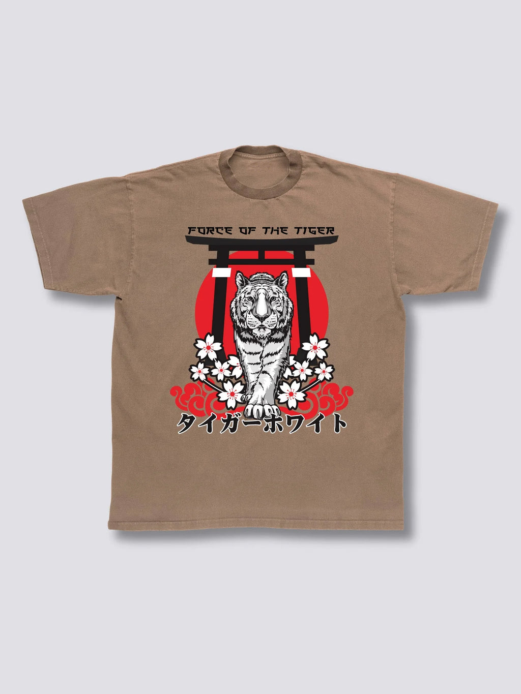 Front Print - Tiger Force Vintage T-Shirt